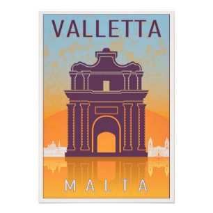 Valletta Vintage poster