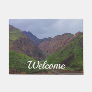 Valley am Toklat River von Denali Welcome Doormat Fußmatte