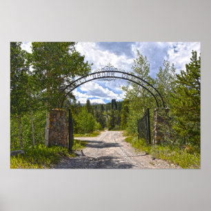 Valley Brook Friedhof Eintritt, Breckenridge, Colo Poster