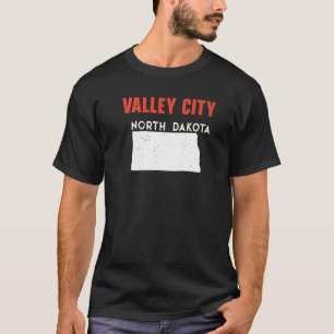 Valley City North Dakota USA Staat Amerika Reisen T-Shirt