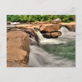 Valley Falls Staat Park, West Virginia Postkarte