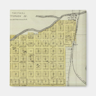 Valley Falls, Williamstown und Lowell, Kansas Magnet