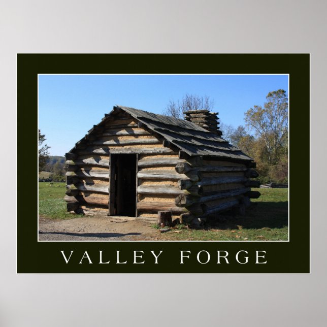 Valley Forge Encampment Poster (Vorne)