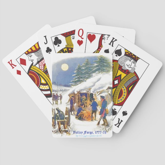 ‚Valley Forge‘ Spielkarten (Rückseite)