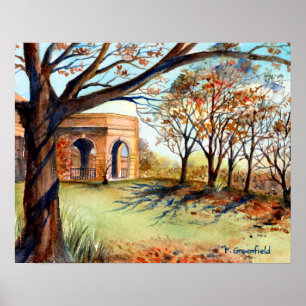 Valley Garden Harrogate von Farida Greenfield Poster