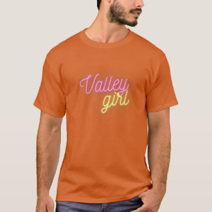 Valley Girl 80er Retro Lustiges Mädchen retro T-Shirt