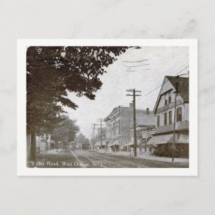 Valley Rd, West Orange, NJ Vintage Postkarte