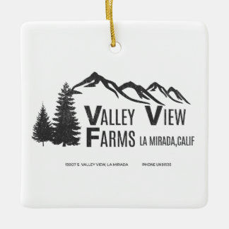 Valley View Farms La Mirada Oldtimer Keramikornament