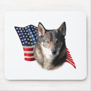 Vallhund Flag Mousepad