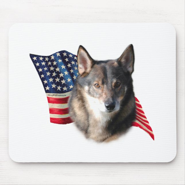 Vallhund Flag Mousepad (Vorne)