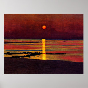 Vallotton - Sonnenuntergang Poster