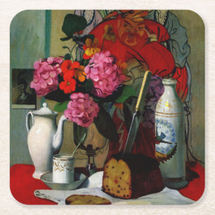Vallotton - Stillleben in chinesischer Malerei Rechteckiger Pappuntersetzer