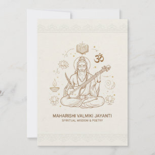 Valmiki Jayanti-Feier Karte