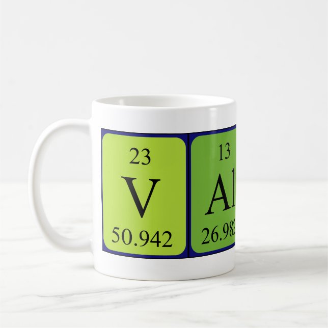 Valon Periodenname Tasse (Links)