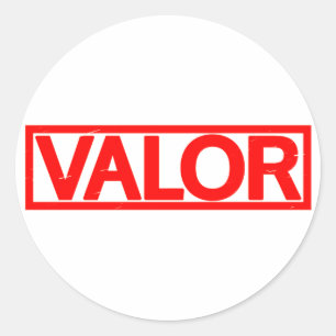 Valor Briefmarke Runder Aufkleber