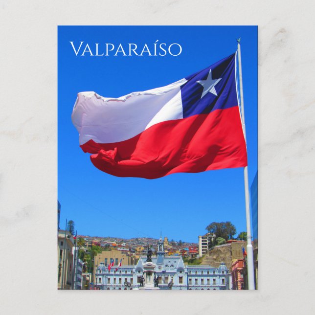 Valparaíso Armada Palast Postkarte (Vorderseite)