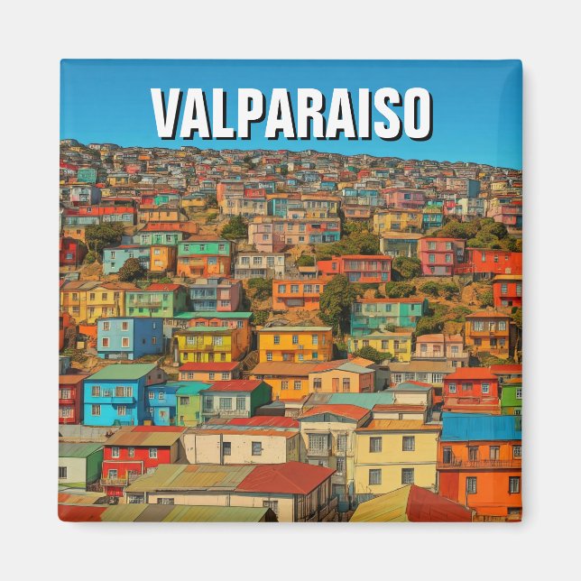 Valparaiso Chile Magnet (Vorne)