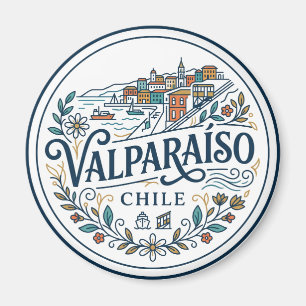 Valparaíso Chile Magnet