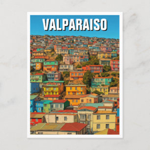 Valparaiso Chile Postkarte