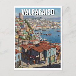 Valparaiso Chile Postkarte