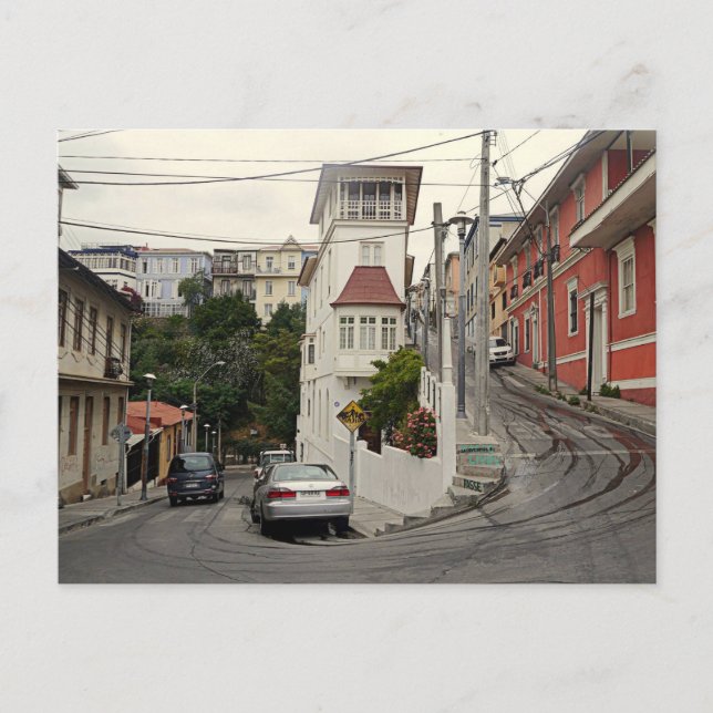 Valparaiso, Chile Postkarte (Vorderseite)
