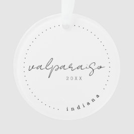 Valpariaso, Indiana IN Travel Vereinte Staaten Sim Ornament