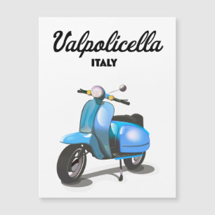 Valpolicella Italien Roller Poster Kunst Druck Mag Magnetkarte