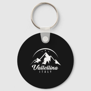 Valtellina Italien Ski Resort Skifahren Snowboarde Schlüsselanhänger