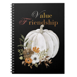 Value Friendship Pumpkin Halloween-Notebook Notizblock