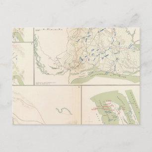 Valverde, Shiloh, Ft Craig, Roanoke Island Postkarte