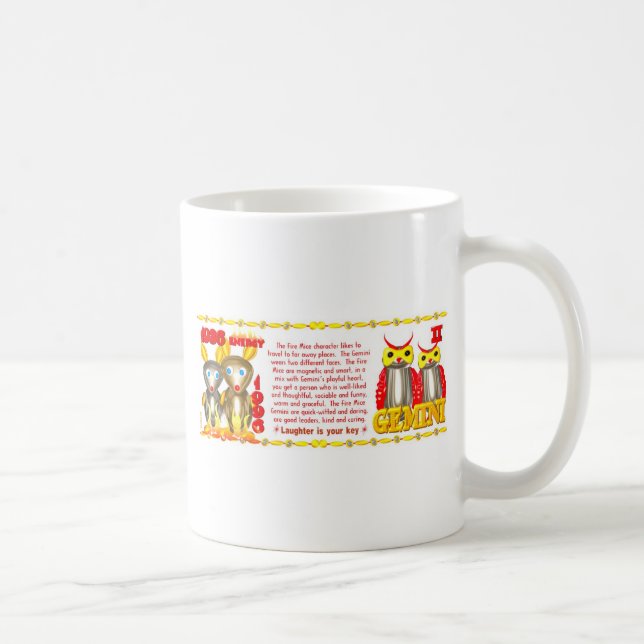 ValxArt 1996 1936 Tierkreisfeuer-Ratte geborene Kaffeetasse (Rechts)