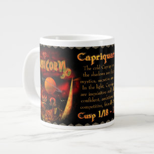 Valxart Capriquarius Capricorn Aquarius Jumbo-Tasse