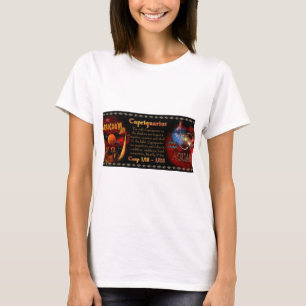Valxart Capriquarius Steinbock-Wassermann-Spitze T-Shirt
