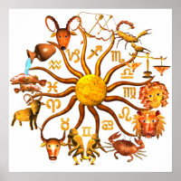 ValxArt Holz Zodiakrad des Lebenslöffels