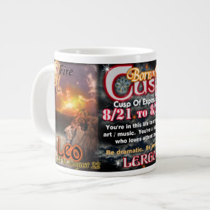 Valxart Tierkreis-Spitze von Löwe-Jungfrau Jumbo-Tasse