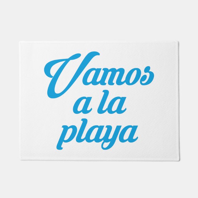 VAMOS A LA PLAYA FUßMATTE (Vorderseite)