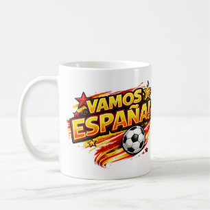 VAMOS ESPANA Tasse   Patriotisches Spanien Fußball
