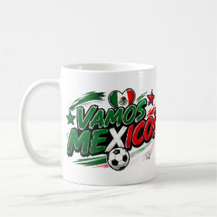 VAMOS MEXICO! Fan Mexikanischer Stolz Fußb Kaffeetasse