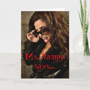 VAMP ÇA ! Carte de vœux