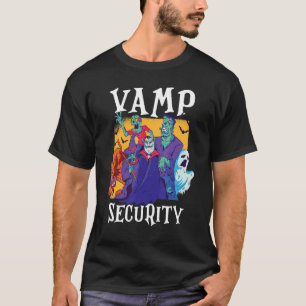 Vamp Security Easy Halloween Kostüm T-Shirt