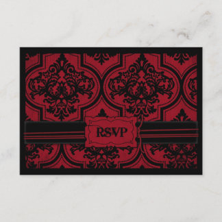 Vampir Braut Antwortkarte B3 RSVP Karte