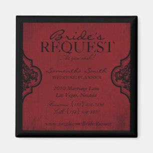 Vampir-Braut-Business-Magnet Magnet