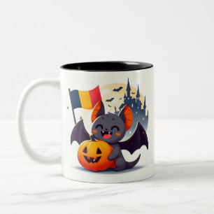 Vampir din Transilvania Diaspora Rumänien Hallowee Zweifarbige Tasse