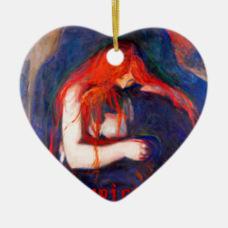 Vampir Edvard Munch Keramikornament