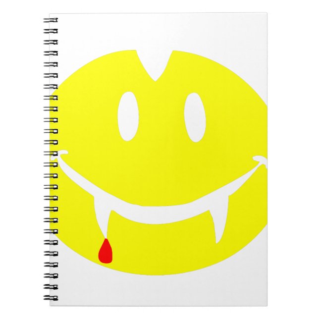 Vampir Emoji dracula Notizblock (Vorderseite)