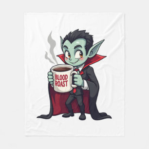 Vampir Kaffee Liebhaber � Gruseliger Latte Shirt Fleecedecke