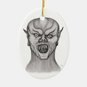 Vampir Keramikornament