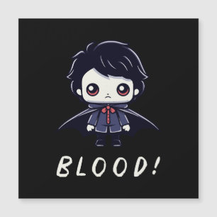 Vampir-Kind Magnetkarte