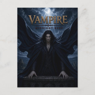 Vampir Mitternacht Keep Dark Cinema Postkarte
