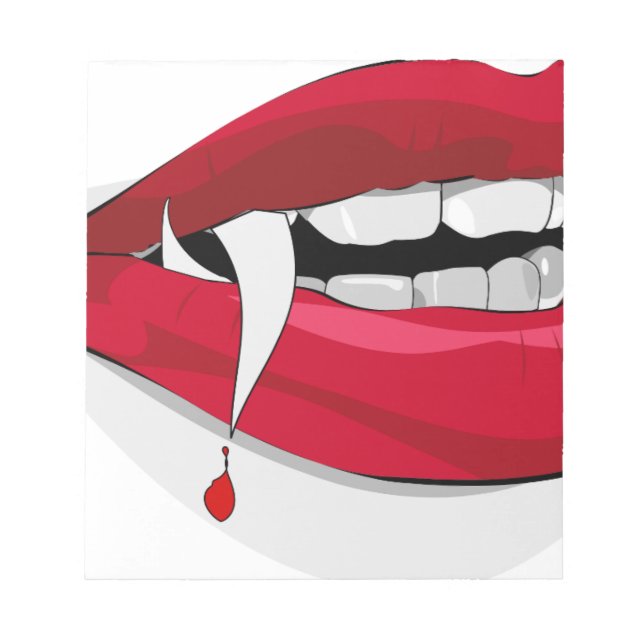 Vampir Notizblock (Vorderseite)